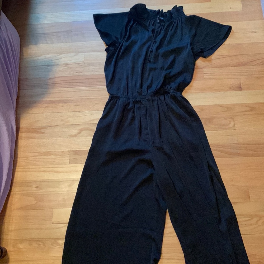 Plain black jumper